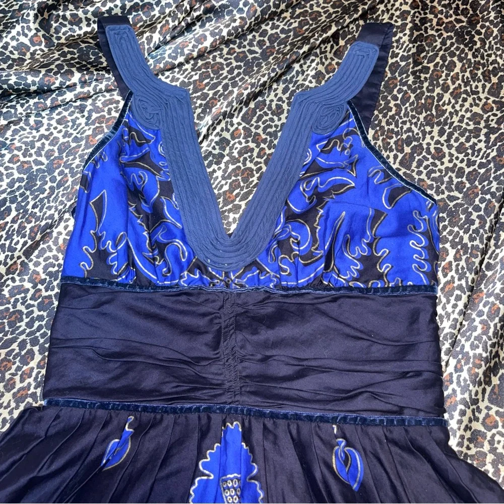 Free People Victorious Twee Retro Mini Dress